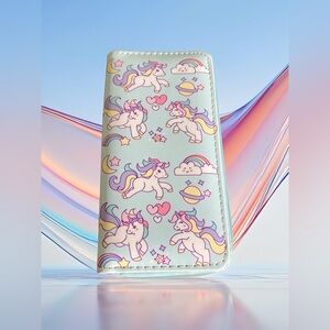 Unicorn Galaxy Dreams Wallet – Ride the Rainbow!